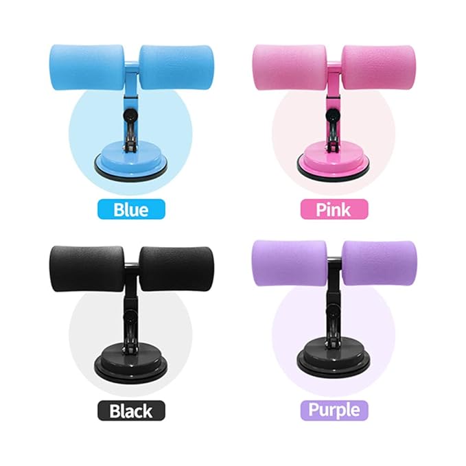 Sit-Up Bar with Foam Handle and Rubber Suction Seat Up