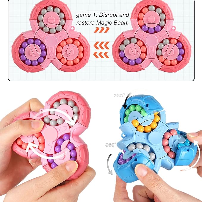 Magic Bean Brain Teaser Finger Spinner
