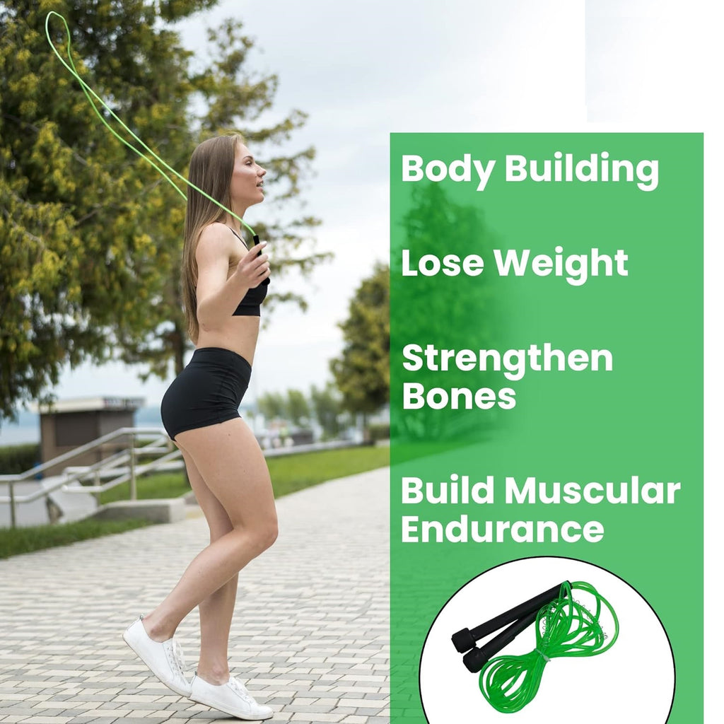 Premium Sports Speed Skipping Rope, Jump Rope with Pvc Handle