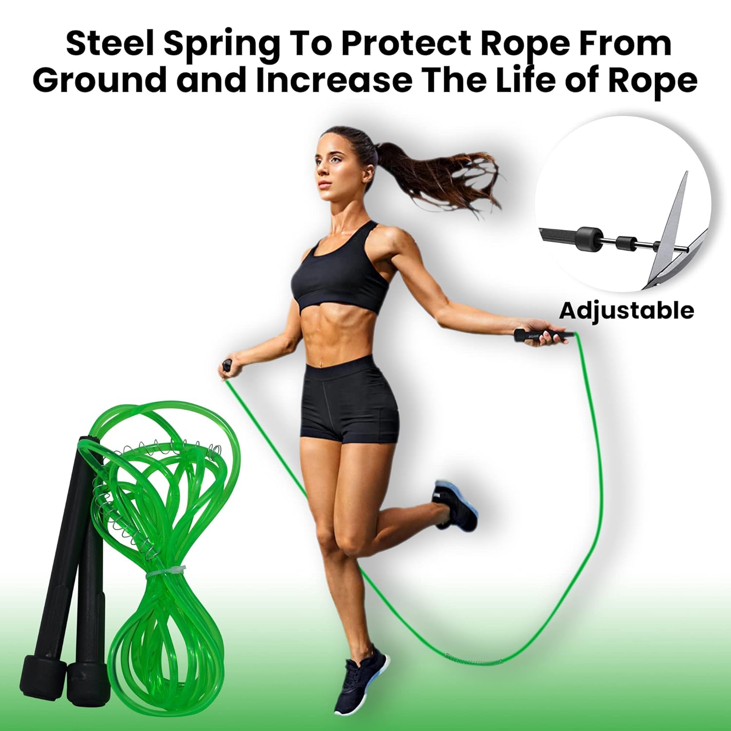 Premium Sports Speed Skipping Rope, Jump Rope with Pvc Handle