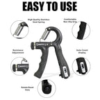 Premium Counter 10Kg To 60Kg Weight Adjustable Professional Counter Hand Gripper
