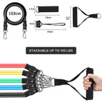 Premium Edition-Professional Toning Exercise and Workout Resistance Bands