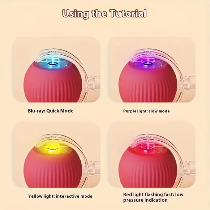 Cat Toy - Smart Chewy Rolling Ball