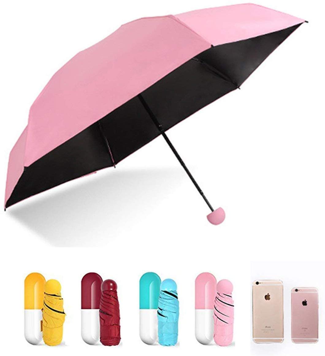 Mini Compact Umbrella (Assorted, Pack of 1)