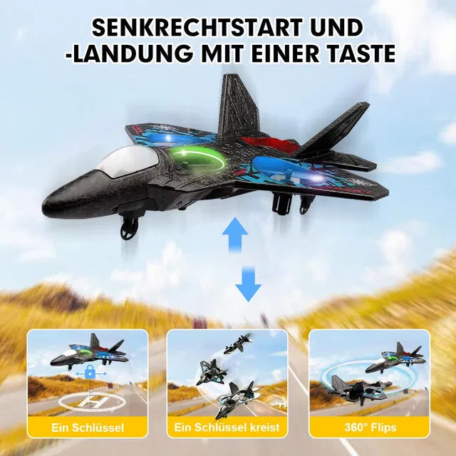 RC Plane, 2.4 GHz Remote Controlled Aeroplane Jet Fighter